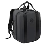 Cabin Max Paxos - Borsa da cabina sottosella da 20 l, 40 × 20 × 25 cm, ShapeSafe Anti-rigonfiamento EVA, leggera 680 g, trasporto senza Ryanair, apertura a conchiglia,, Bp Grigio, (24L) UK, Bagaglio a