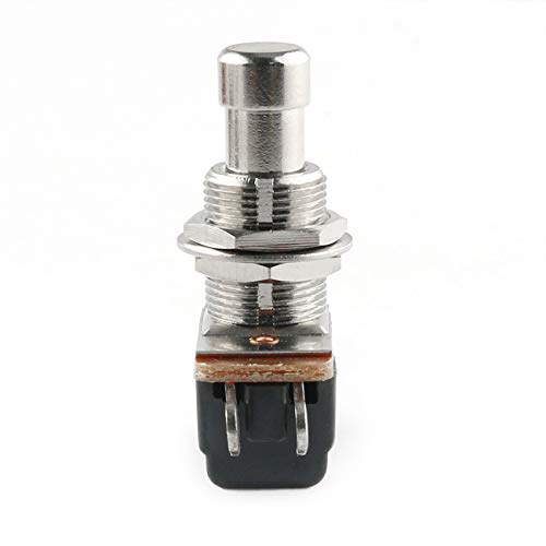 E-Outstanding 2-Pin Spst Lock-Free Momentary Effects Push Button Foot Switch #TOP4