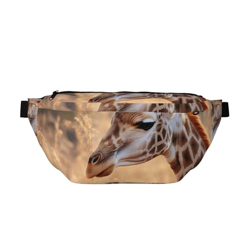 Sac banane de course à pied girafe sangle réglable sport running trail