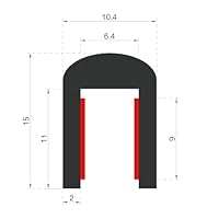 Profilo Di Protezione Dei Bordi Piccolo - Confezione Da 5 Metri | Profili Di Tenuta | Accessori - Foto 8