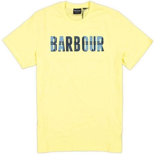 T-shirt Barbour coton respirant et col rond indéformable