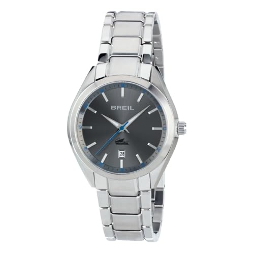 BREIL, Colección Manta City, Reloj para Hombre de Acero Pulido, Movimiento de Cuarzo...