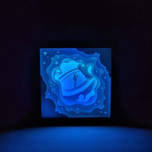 BTS JIN The Astronaut Inspired Light Box - Gifts for Kpop Lovers - BTS Gift - BTS Desk Accessories - BTS Room Decor