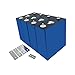 TWV 4 Pack 3.2V 280Ah LiFePO4 Battery Cells Grade A Deep Cycle Lithium Iron Phosphate Battery, for Solar Systems, Camping, Backup Power, RVs, DIY Projects