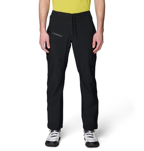 Mountain Hardwear Men’s Stretch Ozonic Pants for Hiking, Backpacking, Camping and Outdoor Activities, Black 26, XX-Large Lange