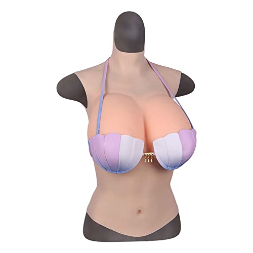 Faux seins pour travestis et mastectomie en silicone durable avec bonnet G confortable