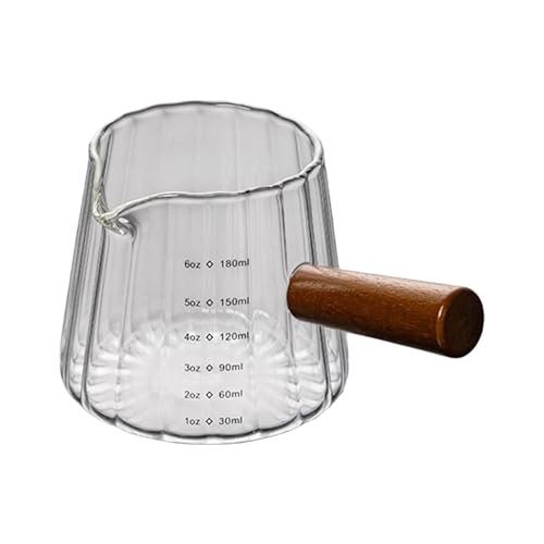 耐熱ガラス メジャーカップ 金属ハンドル パール金属 計量カップ 500ml VISIONS ガラス製 メジャーカップ
