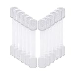 12 Pack Vkania Baby Proofing Cabinet Strap Locks - Child Safety Drawer Cupboard Oven Refrigerator Adhesive Locks - Adjustable Toilets Seat Fridge Latches - Kids Proof Kit - No Drilling