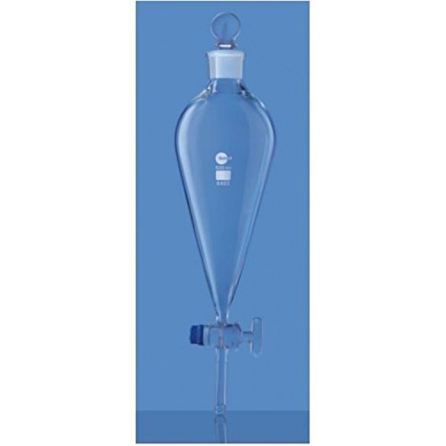 Borosil 6400013 Separating Pear Shape with Stopcock and Interchangeable