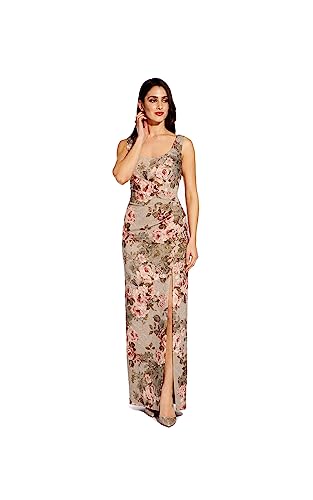 Adrianna Papell Women's Matelasse Long Dress3