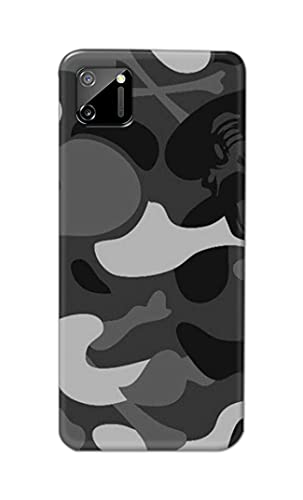 Image of Printed Hard Back Cover Case for Realme C11 2020 Back Cover (Army Pattern) -203