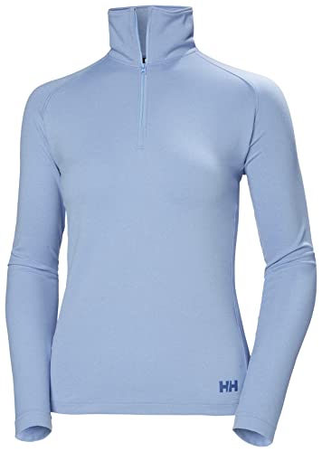 Helly Hansen W Verglas Fermeture Éclair 1/2 Sweater, Bleu Clair, S Femme