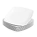 Produktbild MALACASA, Serie Julia, Teller Set 6 Personen Modern, 6-teilig Weiß Porzellan Speiseteller,24,8cm kleiner Essteller