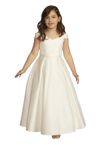 Flower Girl Dress for Wedding First Communion Dress Satin Wedding Dress Princess Prom Party Dress PY198