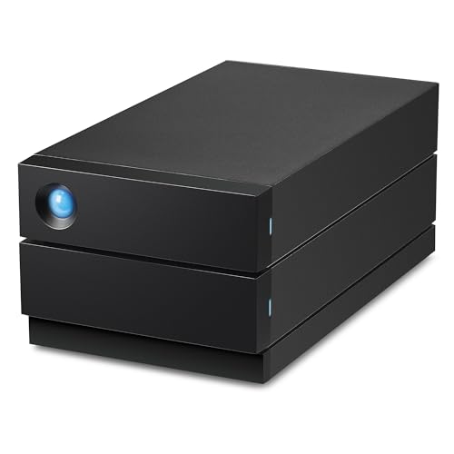 Image of LaCie 2big RAID, 36TB, External Hard Drive Desktop, USB-C, 7.200 RPM, Enterprise Class Drives, for Mac and PC Desktop (STHJ36000800)