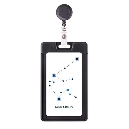 Porte-badge rétractable Verseau anti-perte pour carte d'accès pro