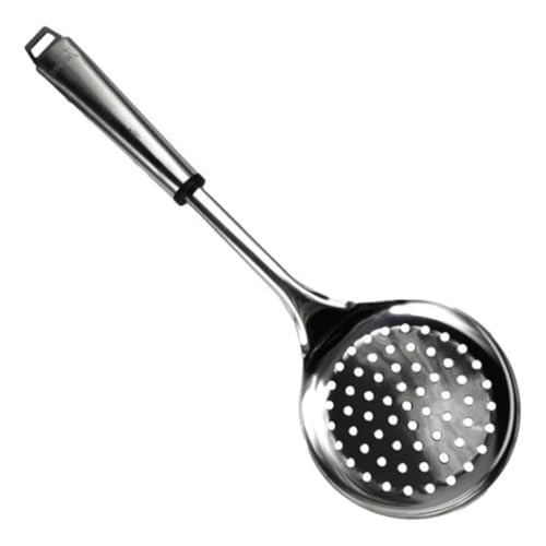 La mejor selección de Espumaderas los 5 mejores. 40 HUDSON VALLEY | Espumadera de Cocina Acero Inoxidable Utensilio Escurridor Profesional con Mango Largo para Frituras y Caldos Color Plateado