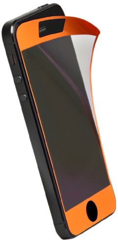 yCase-Matez iPhone SE (1) (2016N) / iPhone 5s (2013N) / iPhone 5 (2012N) p ZERO bubbles Screen Protector, Tangerine Ora