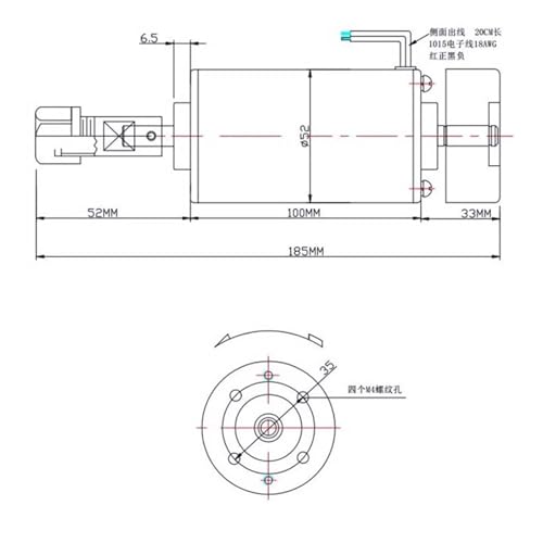 Broche CNC 400W DC performante dotée d'un mandrin ER16 robuste - 2
