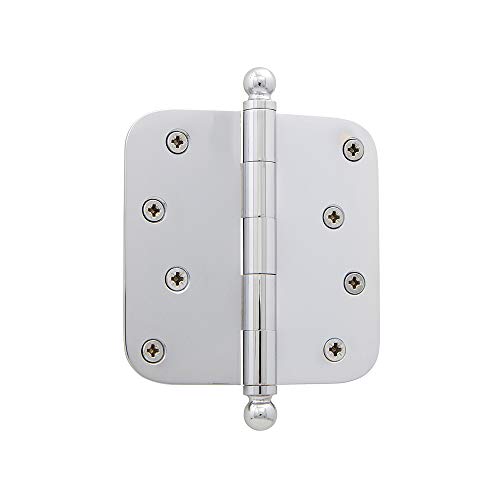 Image of Nostalgic Warehouse Ball-Tip Residential Door Hinge with Radius Corner