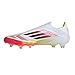 adidas Mens F50 Elite Laceless Firm Ground Soccer Cleats - White - Size 4 M