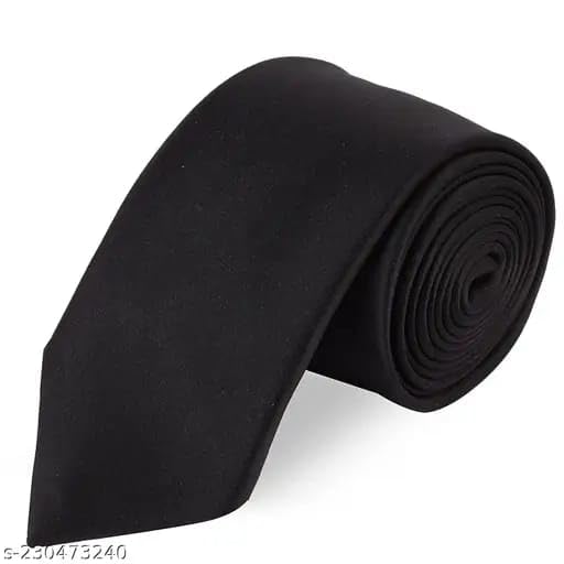 austora Men's Solid Tie, Pure Color Plain Formal Necktie, Classic Business Wedding Party, Premium Polyester, Slim Standard Length-picture-24