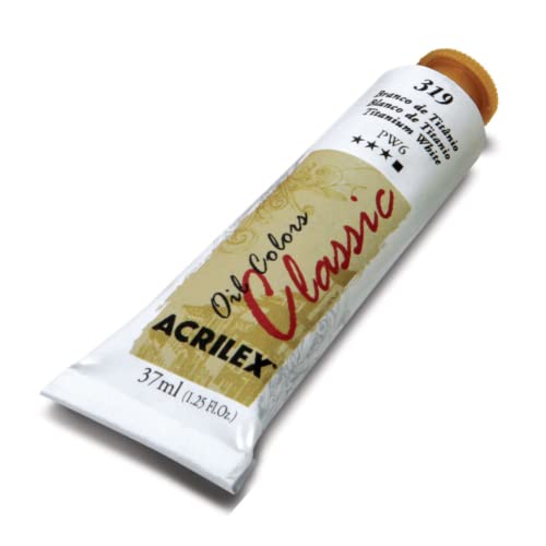 Estojo Tita Óleo Classic Colors Acrilex com 8 Bisnagas Multicor 20ml