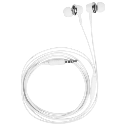 FELTECHELECTR Auriculares In Ear con Cable y Micrófono Sonido Graves Potentes Diseño Ergonómico Ligero Compatibles con Móviles para Estudiar