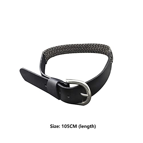 Cintura Fashion Personality Belt Leather Belt Punk Chain Metal Belt Suitable for Jeans and Casual Pants Cintura Jeans2