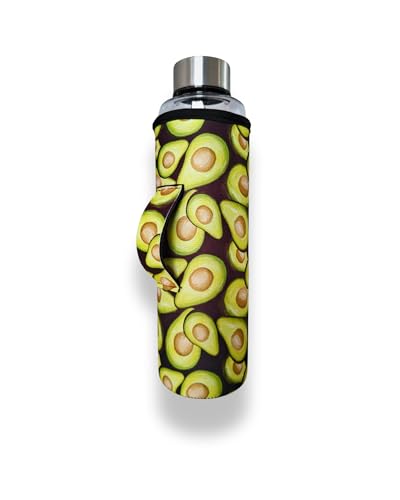 Image of Glass Water Bottle Cover Only (for 1 Litre and 750 ML) | Keeps Drink hot and Cold