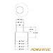 POWERTEC 70146 Eccentric Reducer, 4-Inch to 2-1/4-Inch, Dust Collection Hose Attachment - Black
