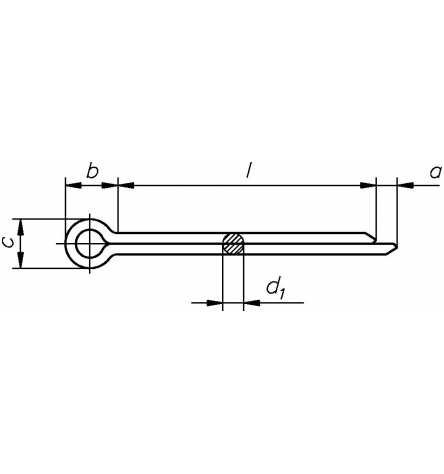 Reidl Splinte 10 x 80 mm DIN 94 Stahl galv. verzinkt farblos 100 Stück