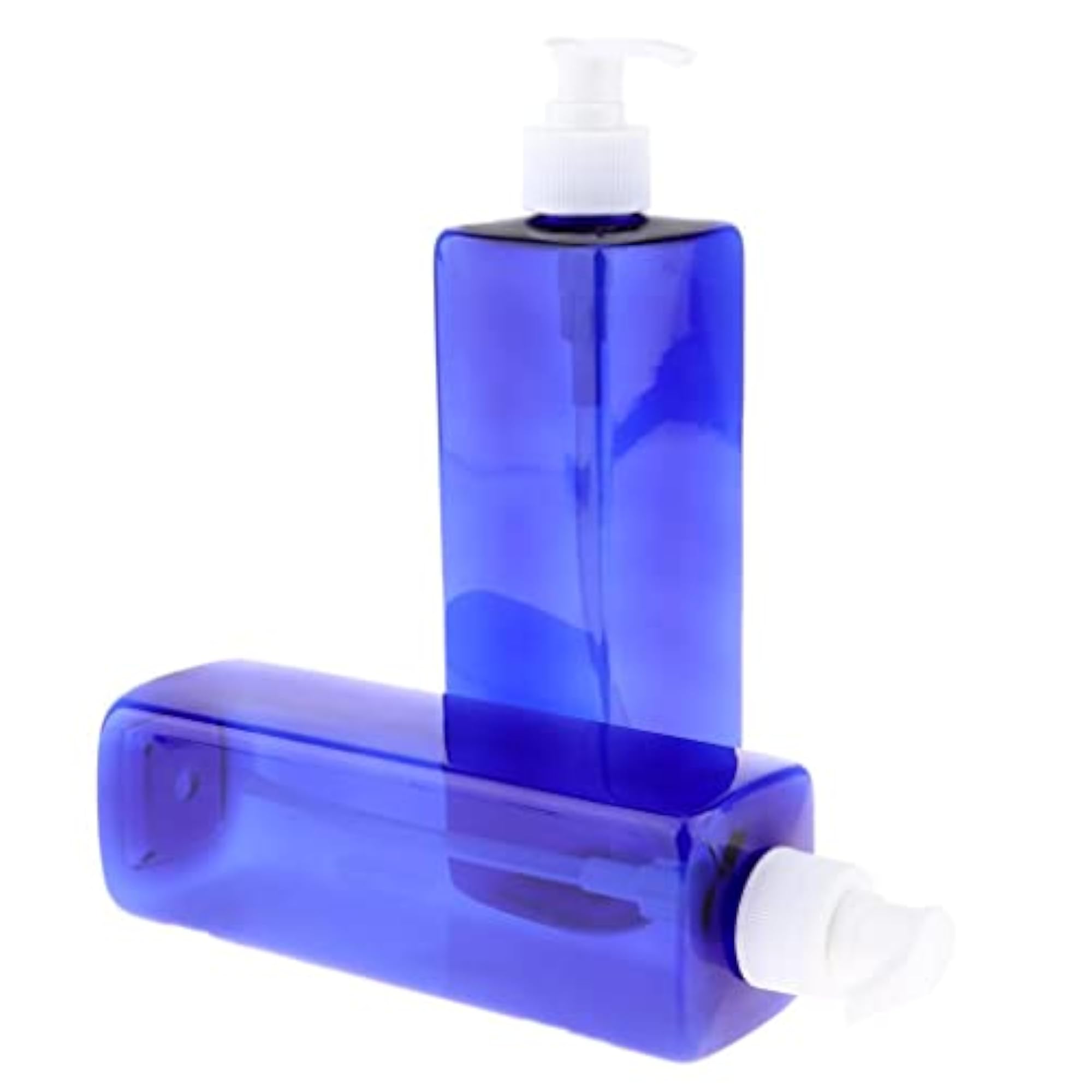 2x 500ml Empty Shampoo Conditioner Pump Bottle Dispenser