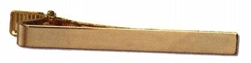 PLAIN POLICE SHERIFF SECURITY ARMY MILITARY FIRE UNIFORM DRESS TIE CLIP GOLD FINISH, 2