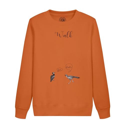 Sweatshirt enfant oiseaux dessin humour anti-irritation coupe ample