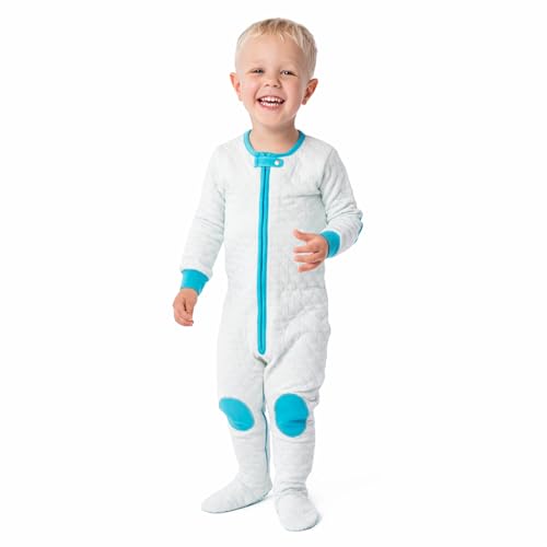 Image of baby deedee Sleepsie Quilted - Cotton Baby Footed Pajama