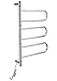 Scaldasalviette elettrico Scaldasalviette elettrico girevole a 180 ° Scaldasalviette elettrico a parete Acciaio inossidabile Acciaio inossidabile lucido, plug in