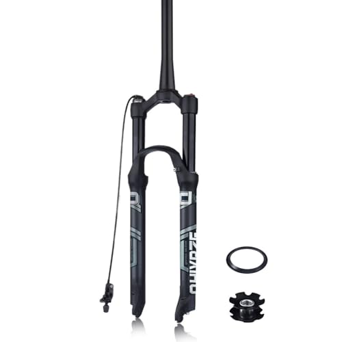 26/27.5/29 �C���` �}�E���e���o�C�N �T�X�y���V�����t�H�[�N �g���x�� 125mm MTB �G�A�t�����g�t�H�[�N ���o�E���h�����\ �X�g���[�g/�e�[�p�[ QR 9×100mm �}�j���A��/�����[�g���b�N�A�E�g �u���b�N(Tapered Remo