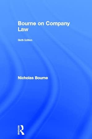 Bourne on Company Law 6th Edition book cover