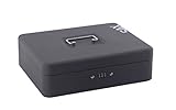 matt Sax 0-813-19 Geldkassette, B 30 x H 9 x T 24 cm, schwarz…