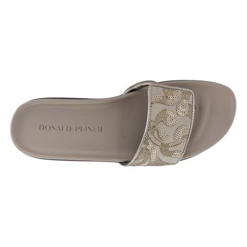 Image of Donald Pliner Women's Fifi Slide Sandals, Women's Summer Sandals, Women's Shoes, Comfortable Open-Toe Casual Flats