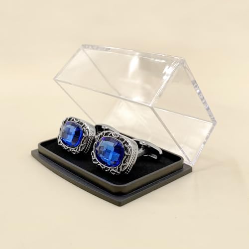 Image of S&W Wedding Cufflinks for Men Cuffs with Gift Box Business for Tuxedo Shirt