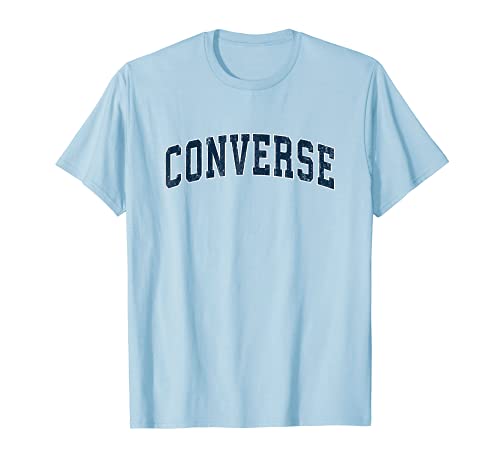 Converse Texas TX Vintage Sport Design Bleu marine T-Shirt