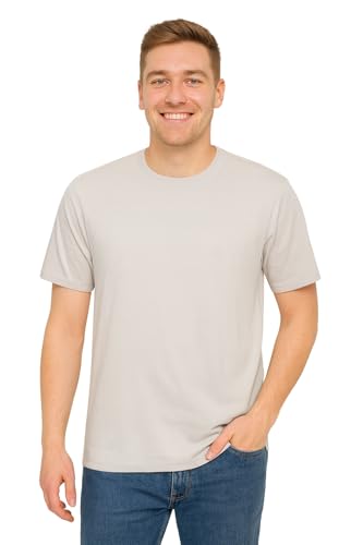Image of Men's T-Shirts Ringspun Cotton Crew Neck Tee Shirts|Casual Wear T Shirt | Pre Shrunk with Panel Wash