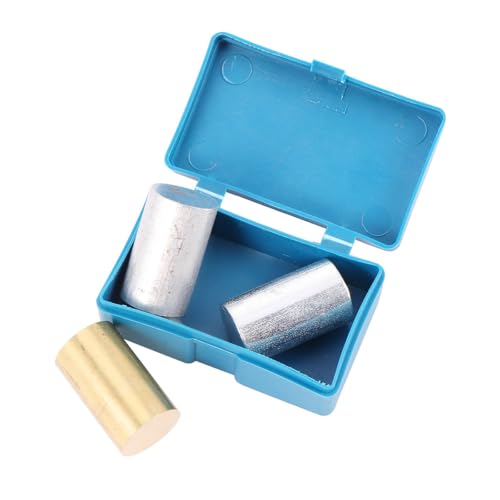 ERINGOGO Juego de 3 Cilindros de Cobre, Hierro y Aluminio para Estudios de Masa y Calor en Actividades Escolares de Laboratorio