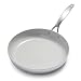 Produktbild GreenPan Venice Pro Tri-Ply 28cm Bratpfanne, Gesundes Antihaft-Kochgeschirr aus Edelstahl, PFAS-frei, Mehrschichtig, Induktion, Spülmaschinenfest, Backofenfest, Silber