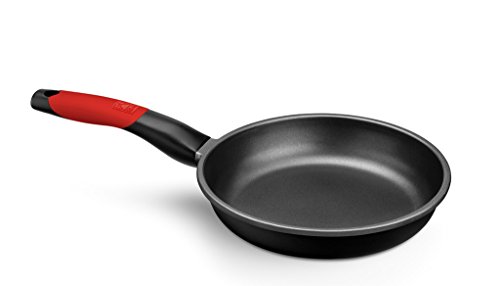 BRA-Premiere-Set-de-3-sartenes-aluminio-fundido-antiadherente-aptas-para-todo-tipo-de-cocinas-incluido-induccion-18-22-y-26-cm-Color-Negro-Con-Silicona-Roja-Amazon-Exclusive