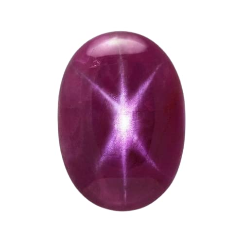The Millennium GalleryStar Ruby Stone Original Certified 5 Carat Attractive & Beautiful Star Ruby Stone Manik Gemstone 5.5 Ratti Astrological Suryakant Mani Stone For Men & Women स्टार रूबी स्टोन