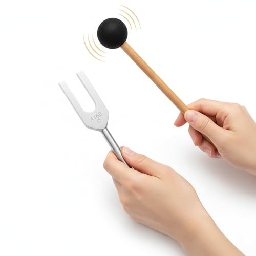 Image of Angel Tuning Fork Set 4160Hz 4225Hz 4096Hz | Body Tuning Fork for Healing Yoga and Meditation Sound Therapy Energy Healing Tools