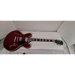 Guitare électrique Jazz holow body Rouge - Les Beatles, Paul McCartney, John Lennon, RIngo Starr, George Harrison Guitare électrique Jazz holow body Rouge – Image 5